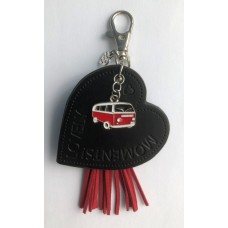 Tassenhanger Lovely Moments Volkswagen busje rood zwart